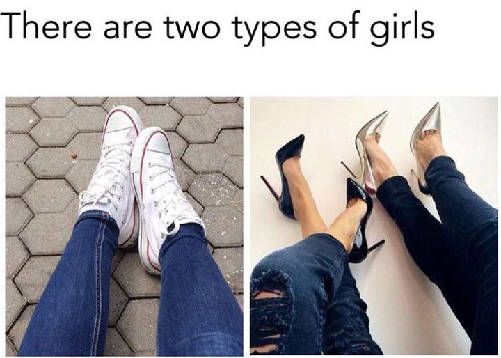 types of girls 18