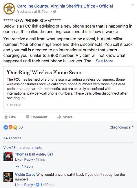telemarketing scam