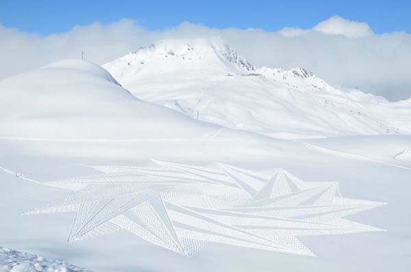 simon beck snow art