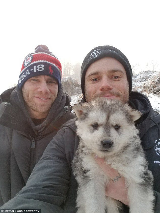 Gus Kenworthy adopts puppy