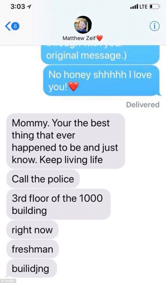 florida school shooting text messages