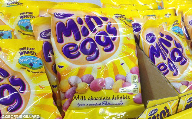 Cadbury mini eggs warning 