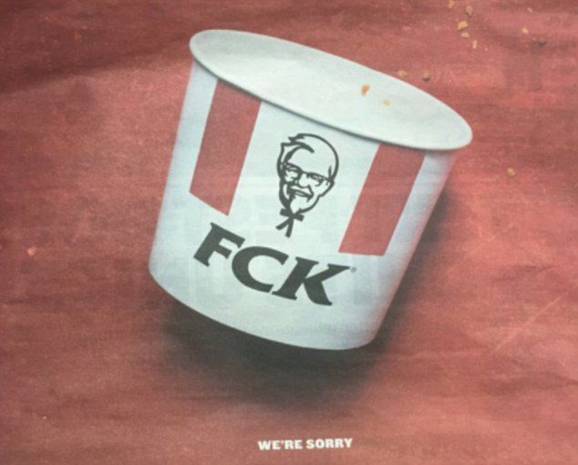 KFC gravy shortage