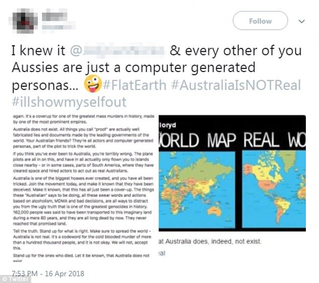 fake australia flat earth theory