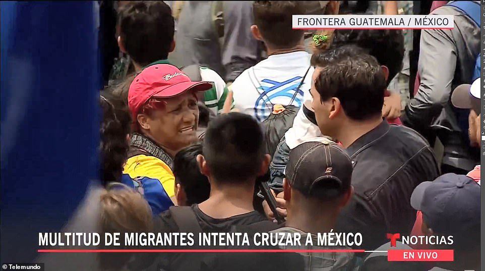 honduran migrants in Mexico