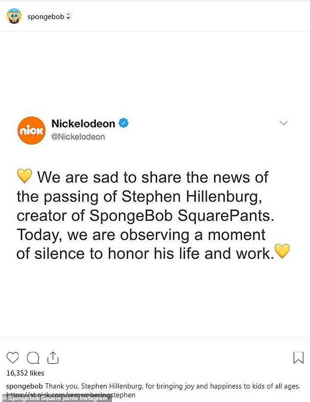 Stephen Hillenburg's death