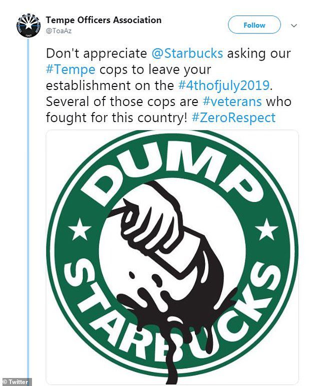 Police officers kicked out starbucks 