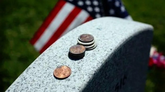 Coins on Gravestones