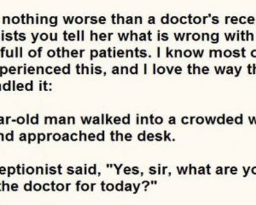Old Man Just Wants To See His Doctor, But The Receptionist Says Something That Sends Him Into Orbit…