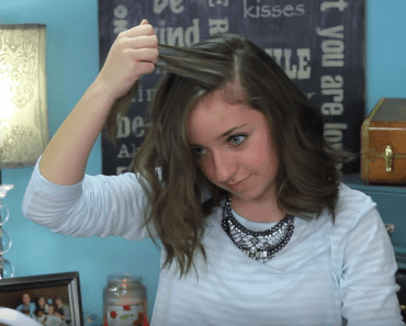 Create An Easy New Hairstyle With This Faux Waterfall Headband