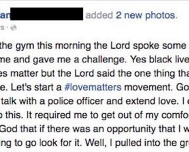 When A Black Woman Approached A White Police Officer He Calmed Her Scared Children