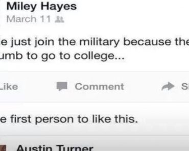 She Rips The Military On Facebook, But This Marine’s Response Is Priceless…