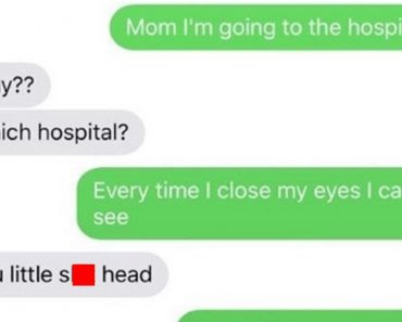 Mothers’ Text Responses When Their Sons Tell Them They Were Headed To The Hospital…