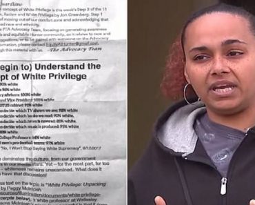 Mom Outraged After Son Was Sent Home With ‘White Privilege’ Pamphlet
