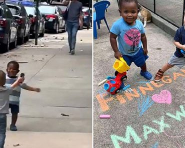 Two-Year-Old ‘Besties’ Running To Hug In The Street Will Make Your Heart Melt