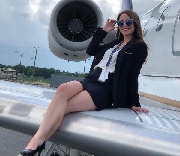 sexy flight attendant