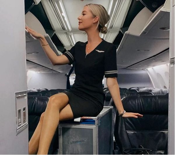 sexy flight attendant