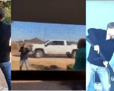 Horrifying Moment Gun-Wielding Texas Man Shoots Dead Partner’s Ex During Furious Child Custody Row
