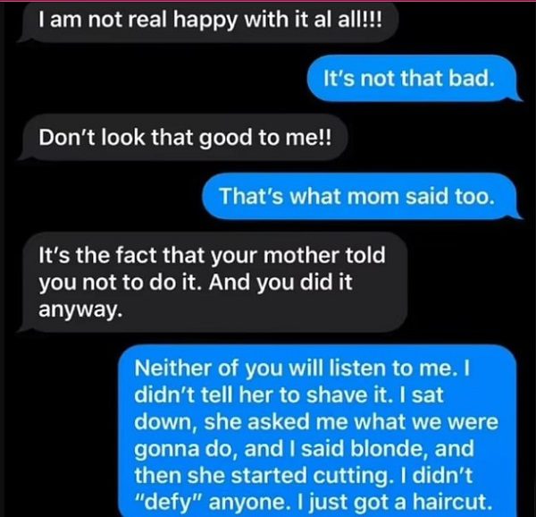 controlling parent texts
